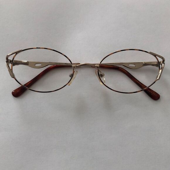 Capri Lilac Women's Spring Ringe Eye Glass Demi Amber 48 18-130 - Picture 1 of 6